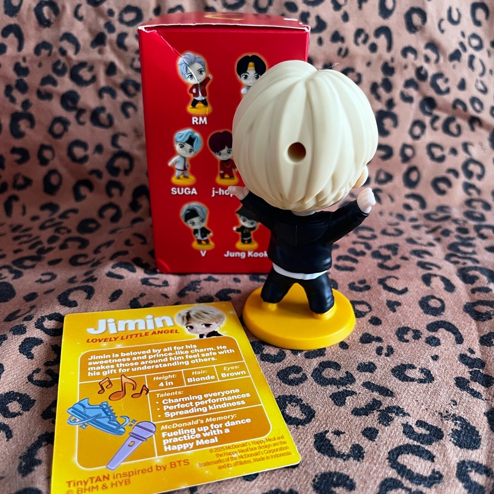 McDonald's Happy Meal BTS Tiny Tan Jimin and RM Toy - Picture 4 of 6
